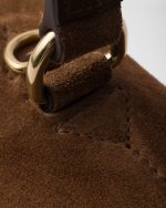 Prada Soft Sound Medium Suede Shoulder Bag - Image 4